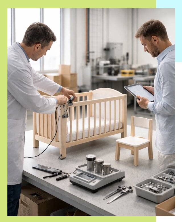 Сертификация детской мебели и проверка безопасности в Троицке