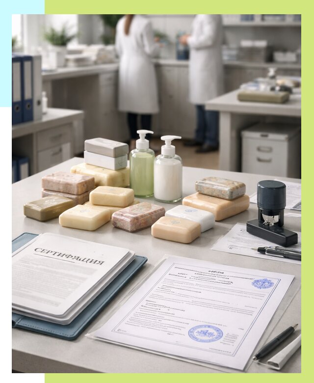 Сертификация мыла и сертификат на мыло в Троицке от 12373 | Алешин-Трц