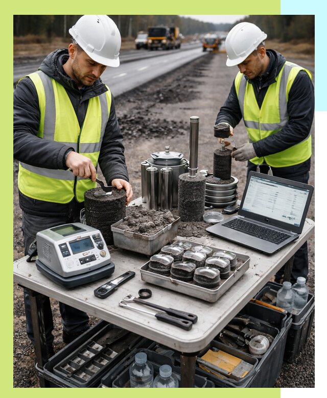 Сертификация асфальта: испытания и подтверждение в Троицке