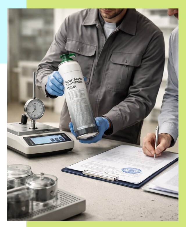 Сертификация монтажной пены в Троицке от 15467 р. | Алешин-Трц