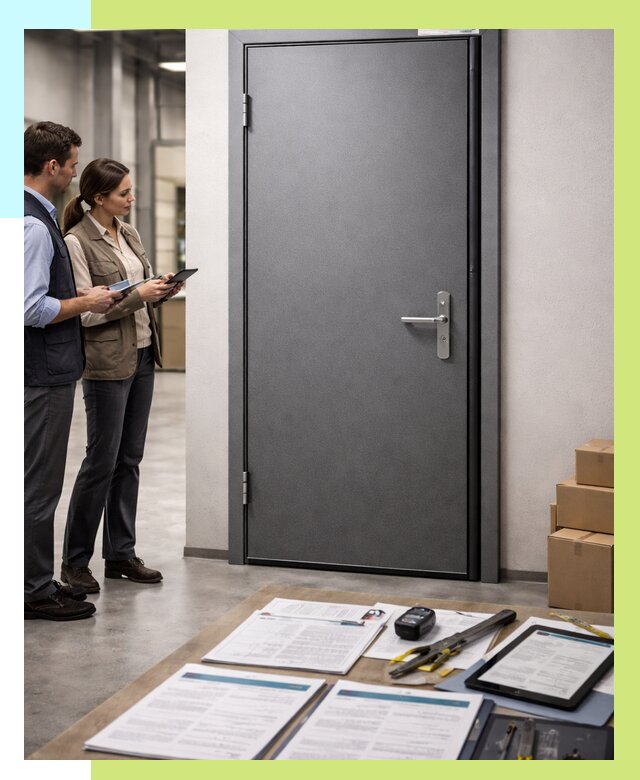 Сертификация противопожарных дверей в Троицке от 9280 р. | Алешин-Трц