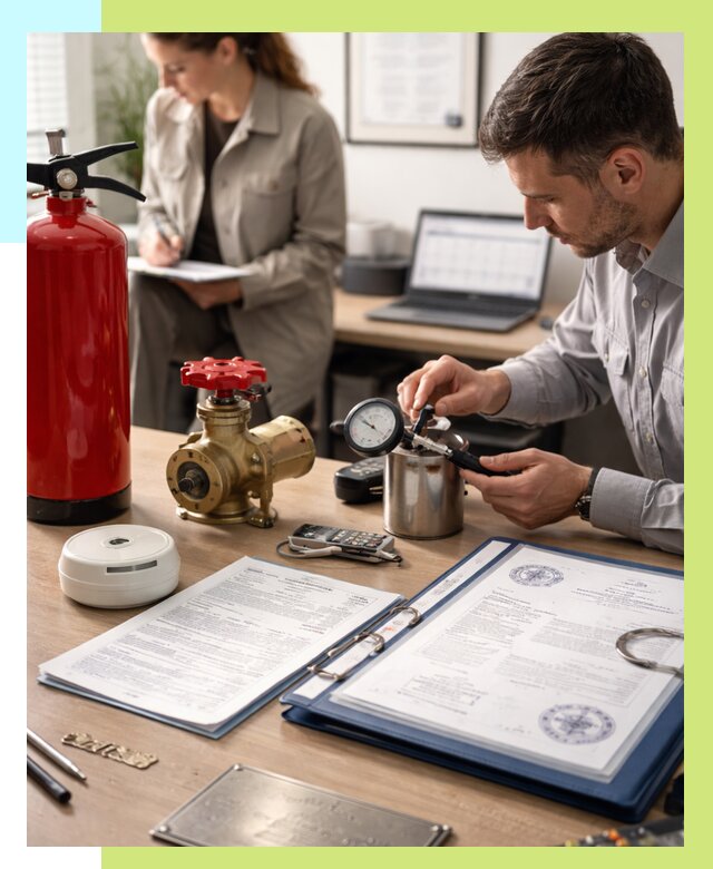 Сертификация пожарного оборудования в Троицке от 15467 р.|Алешин-Трц