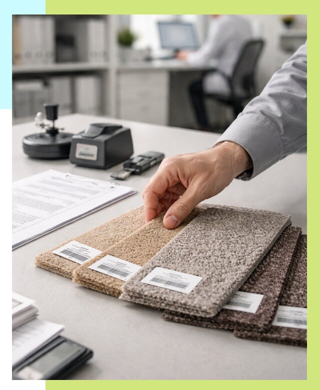 Сертификация ковролина в Троицке от 15467 р., Алешин-Трц