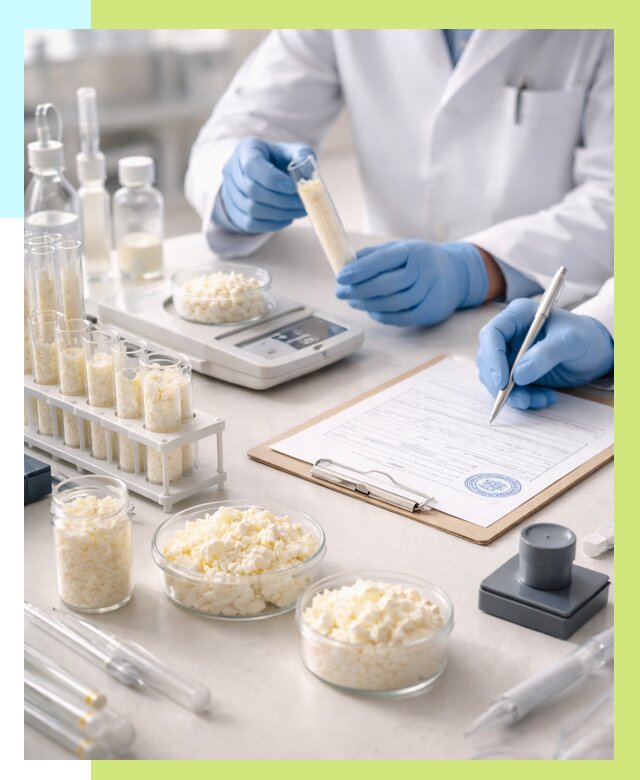 Сертификация творога в Троицке от 12373 р. под ключ | Алешин-Трц