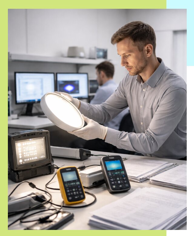 Сертификация светильников в Троицке: испытания и оформление