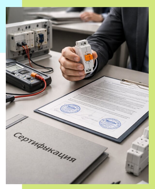 Сертификация выключателей под ключ в Троицке от 15467 р. | Алешин-Трц