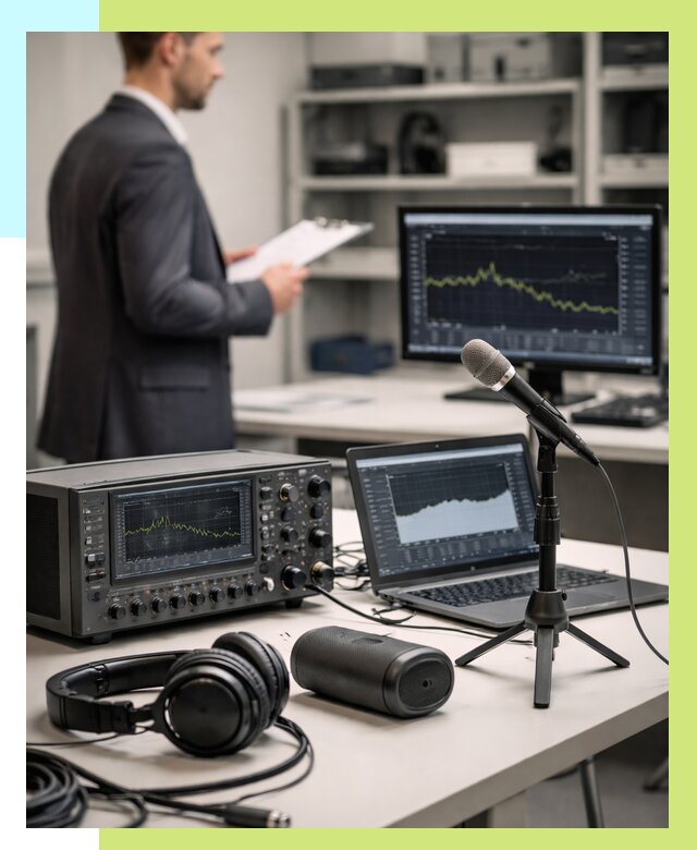 Сертификация аудиотехники в Троицке от 15467 р., Алешин-Трц