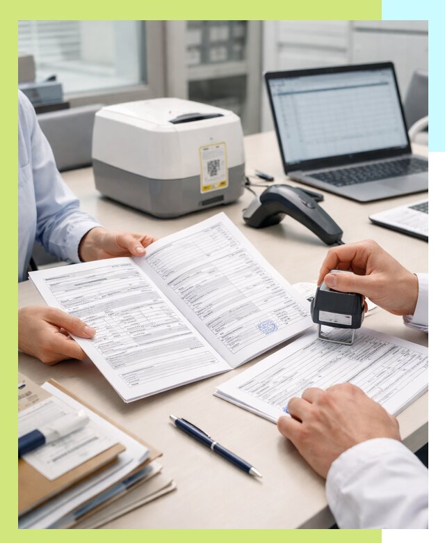 Оформление паспорта на товар и сопроводительных документов в Троицке