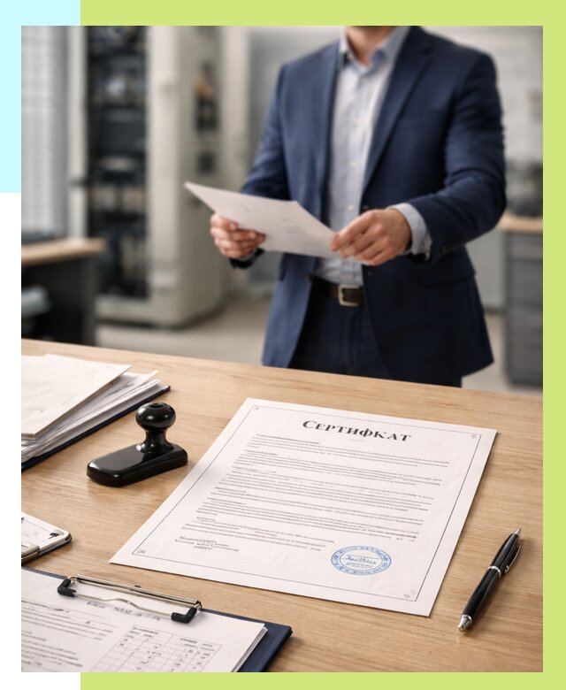 Сертификат на оборудование в Троицке от 15467 р. | Алешин-Трц