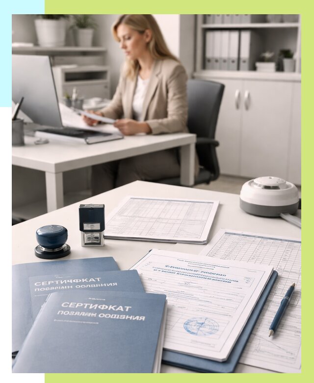 Сертификаты пожарной безопасности в Троицке от 15467 р. | Алешин-Трц