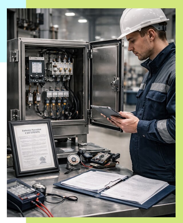 Сертификат взрывозащиты в Троицке от 46400 р. | Алешин-Трц