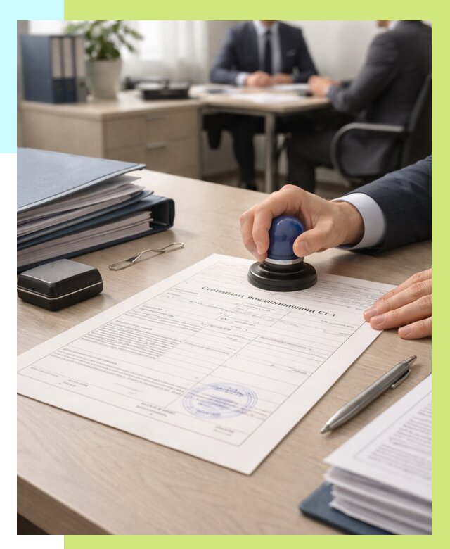 Сертификат происхождения СТ 1 в Троицке от 4640 р. | Алешин-Трц