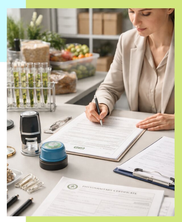 Фитосанитарный сертификат оформить в Троицке от 4640 р. | Алешин-Трц