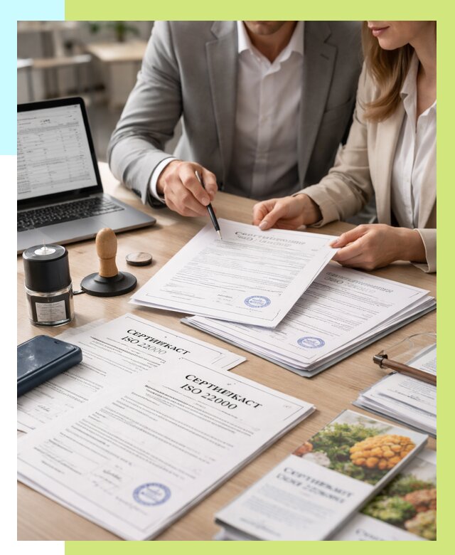 Сертификат ISO 22000 в Троицке от 41244 р. под ключ | Алешин-Трц