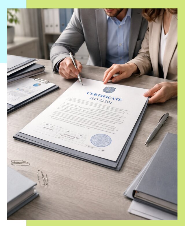 Сертификат ISO 22301 в Троицке от 46400 р. | Алешин-Трц срочно