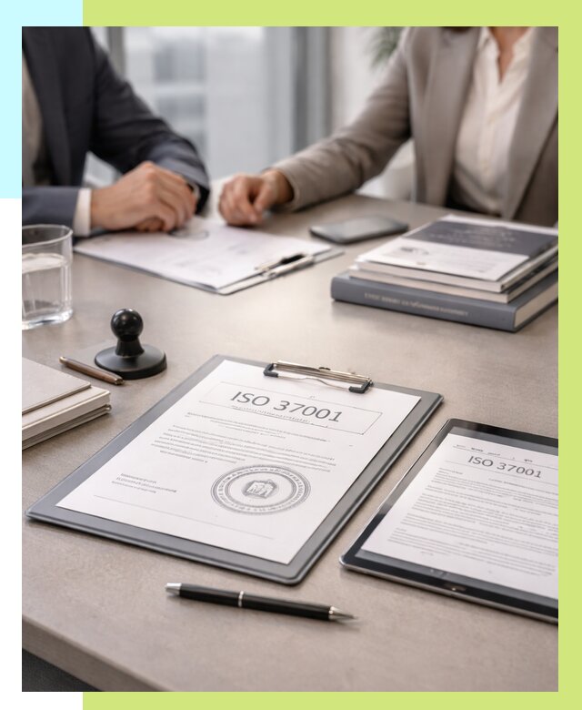 Сертификат ISO 37001 в Троицке оформить от 123732 р. Алешин-Трц