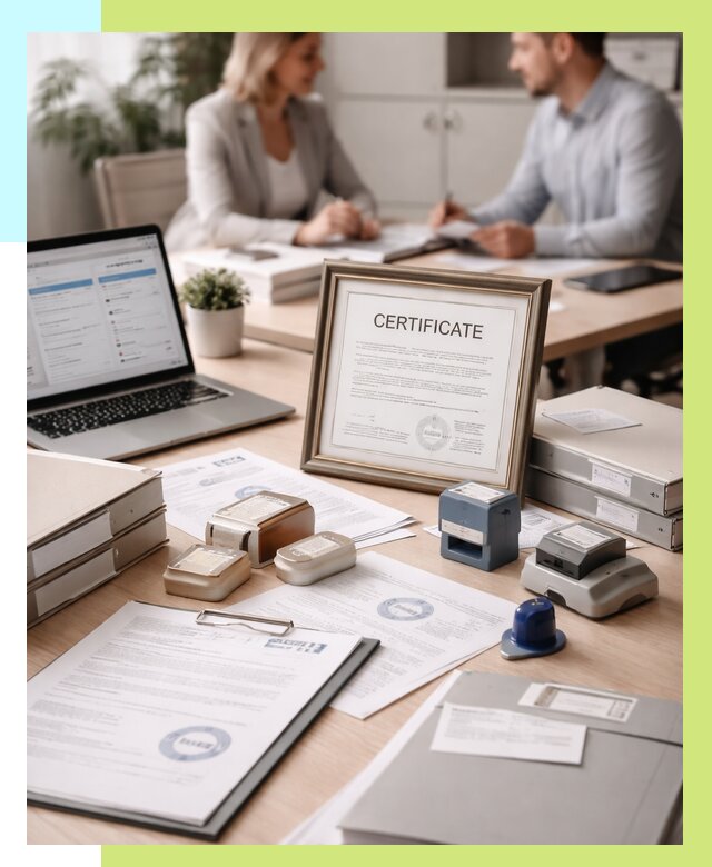 Сертификация компании в Троицке от 46400 р. | Алешин-Трц — заказ